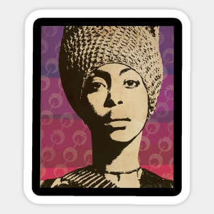 Erykah Badu // Retro Poster Hiphop Sticker